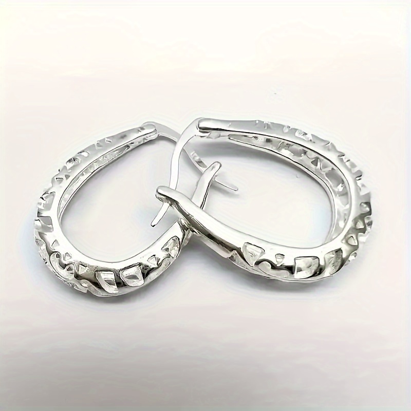 925 Sterling Silver Balinese Style Hoop Earrings for Halloween Christmas